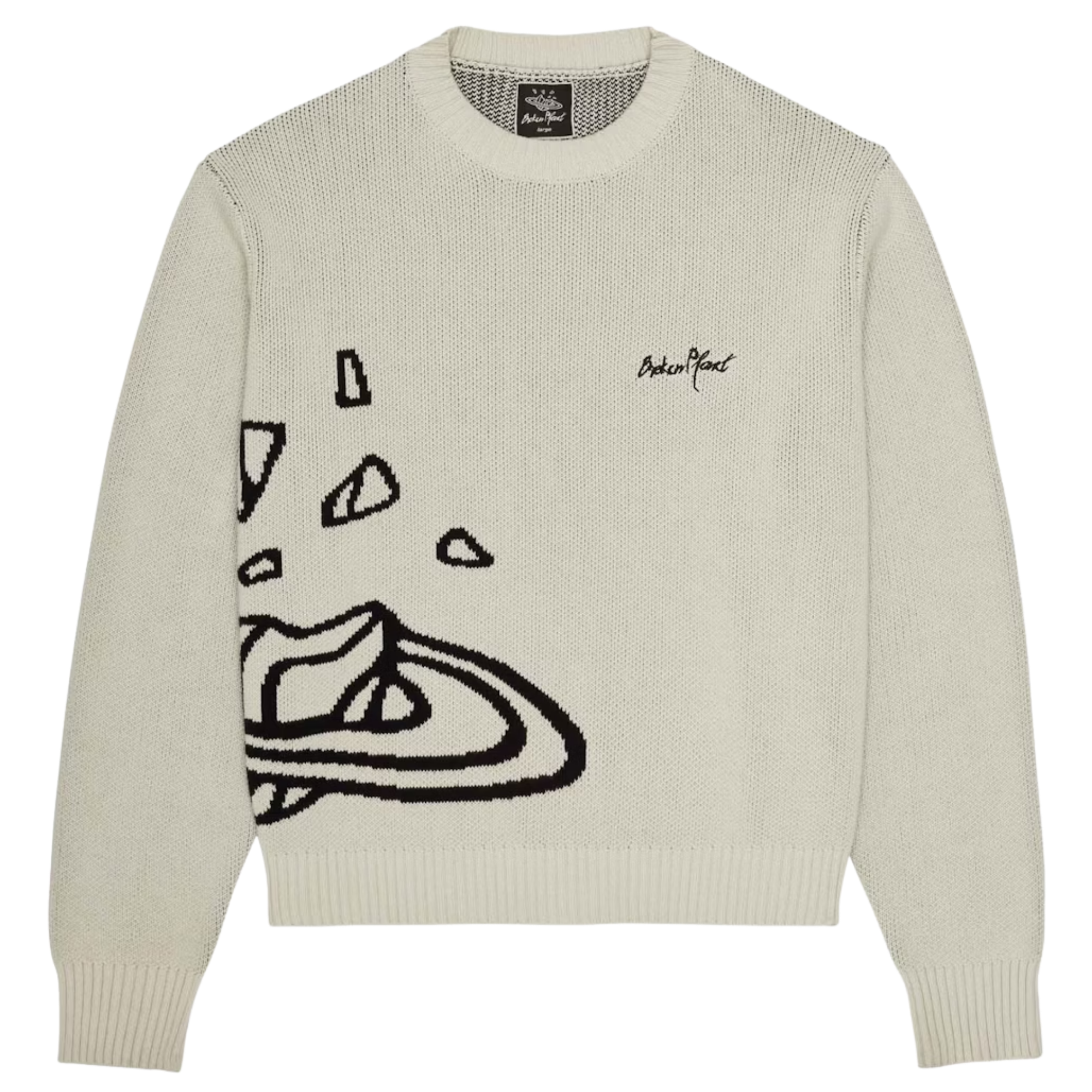 BROKEN PLANET KNIT | Cream