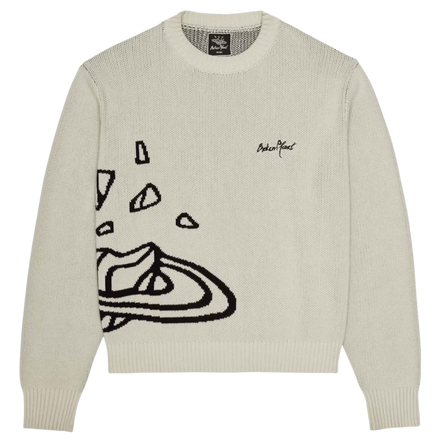 BROKEN PLANET KNIT | Cream