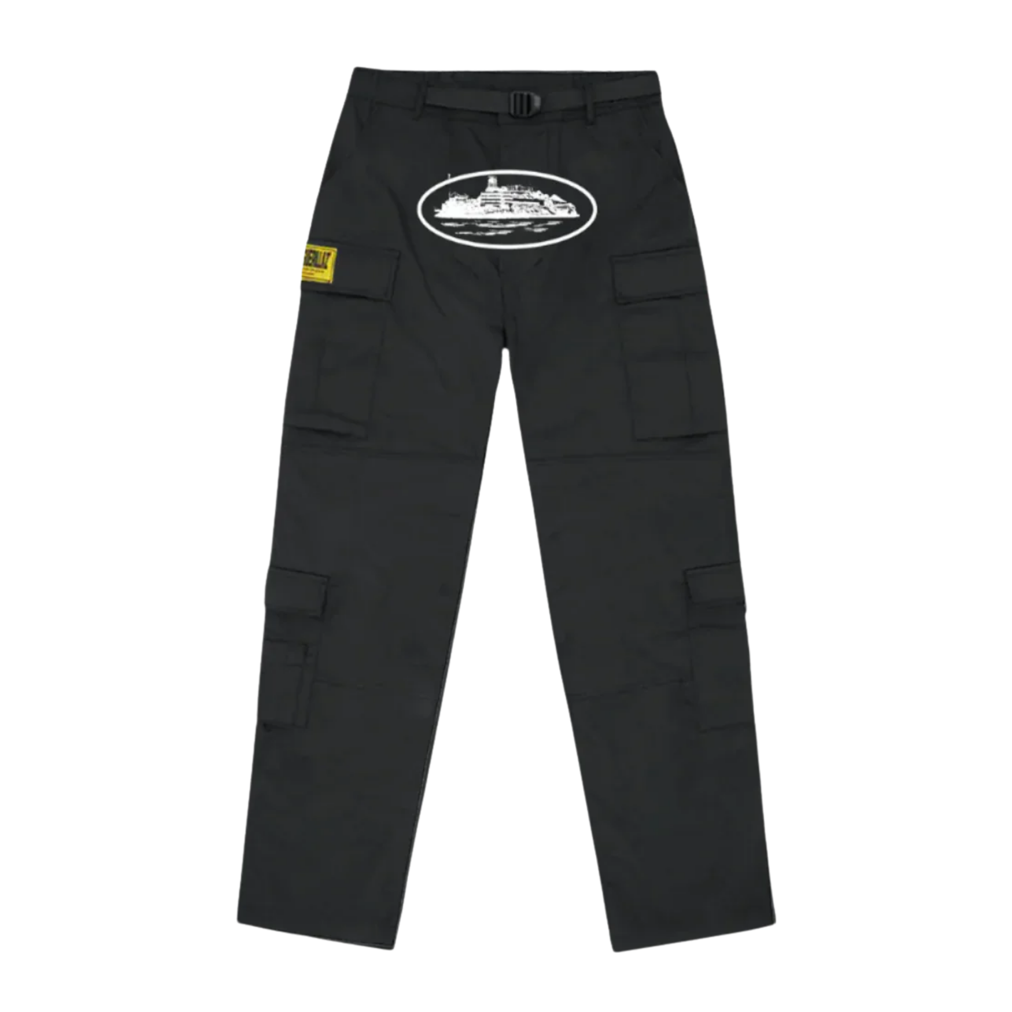 CORTEIZ GUERILLAZ CARGO TROUSERS | Black/White