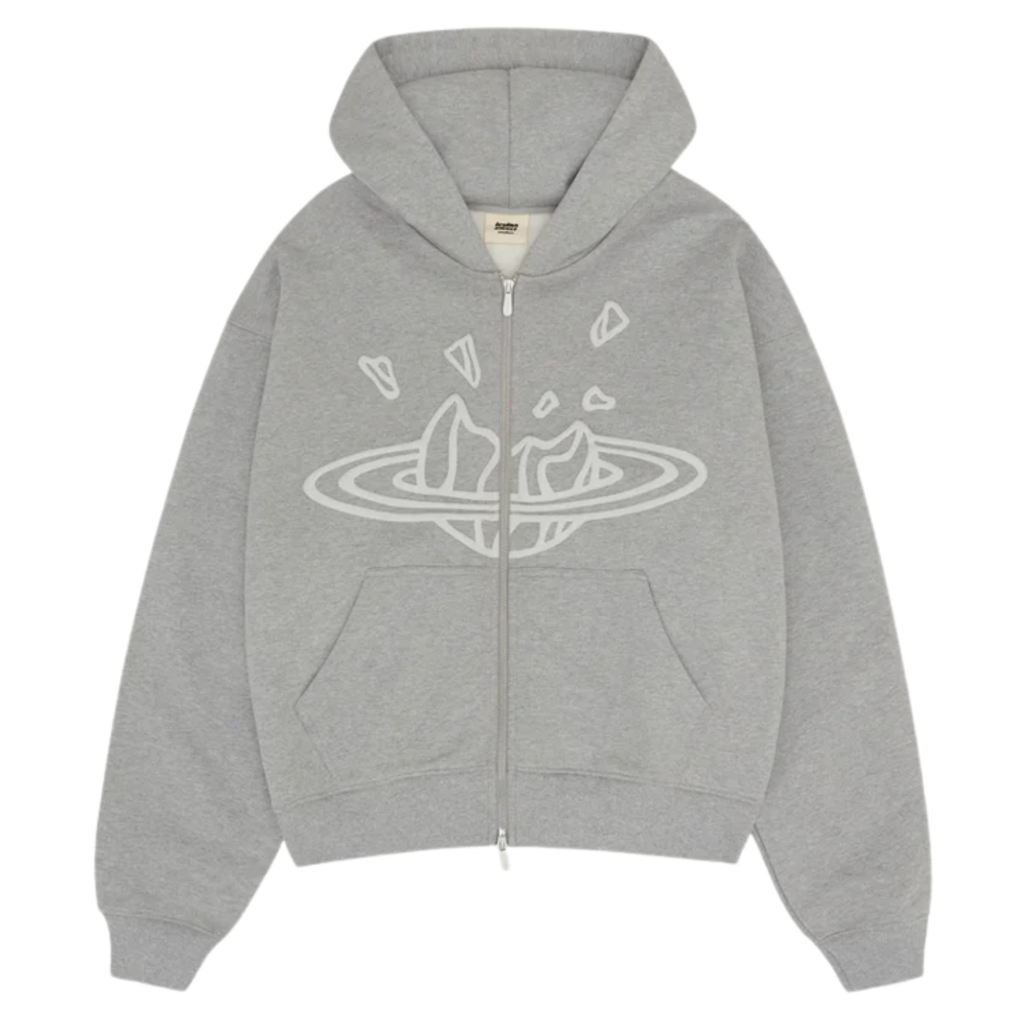 BROKEN PLANET ZIP UP | Grey