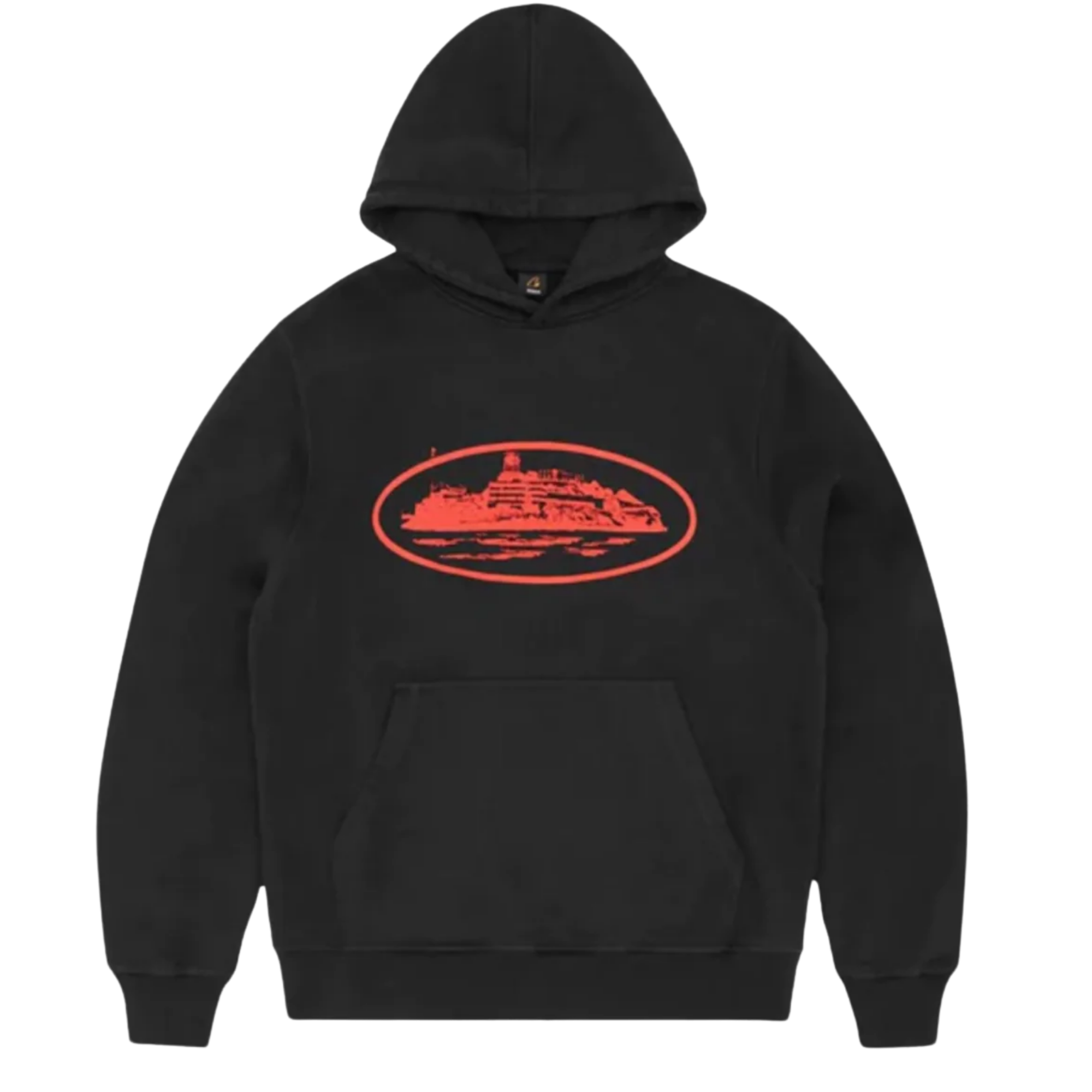 CORTEIZ ALCATRAZ HOODIE | Black/Red