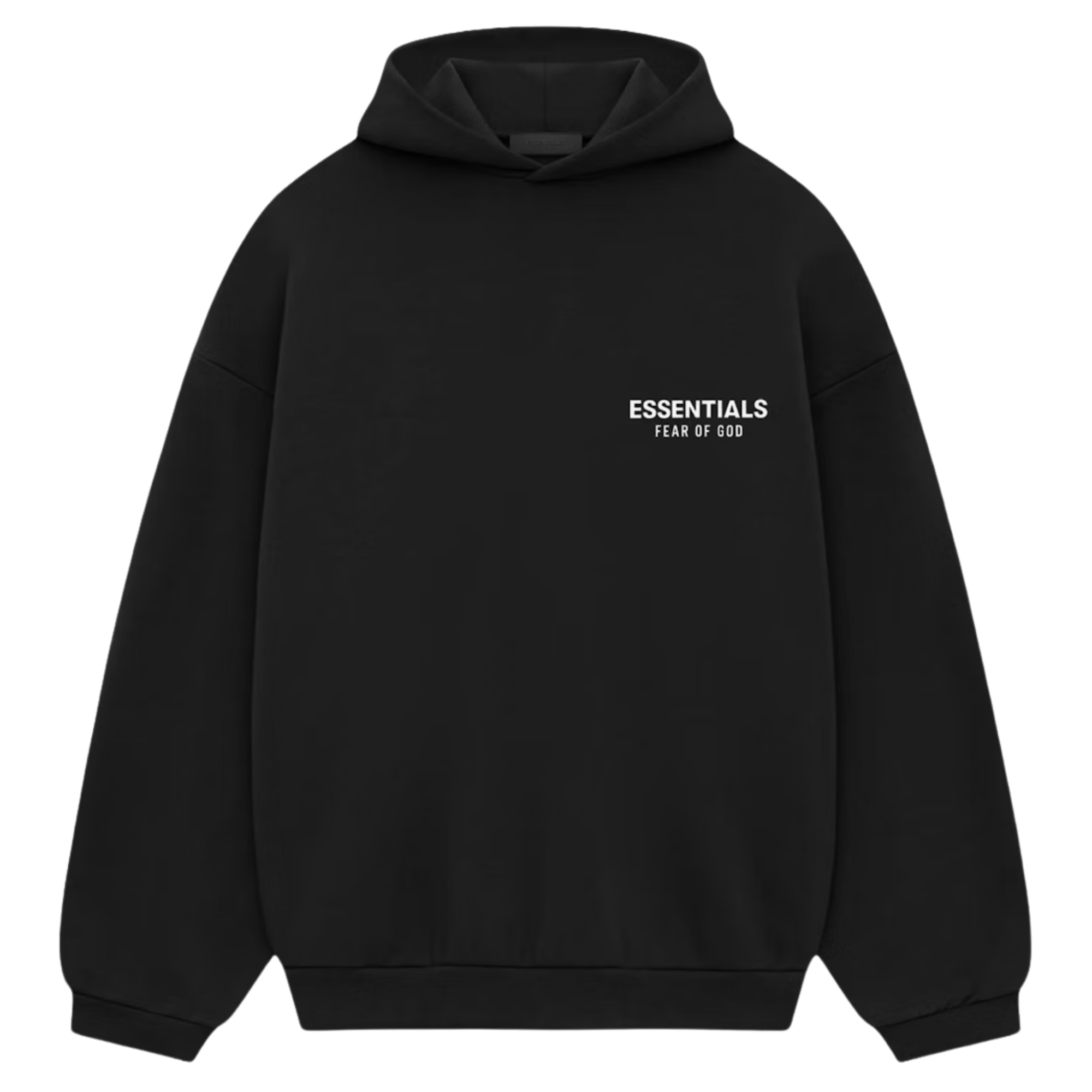 ESSENTIALS SS25 HOODIE | Black