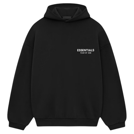 ESSENTIALS SS25 HOODIE | Black