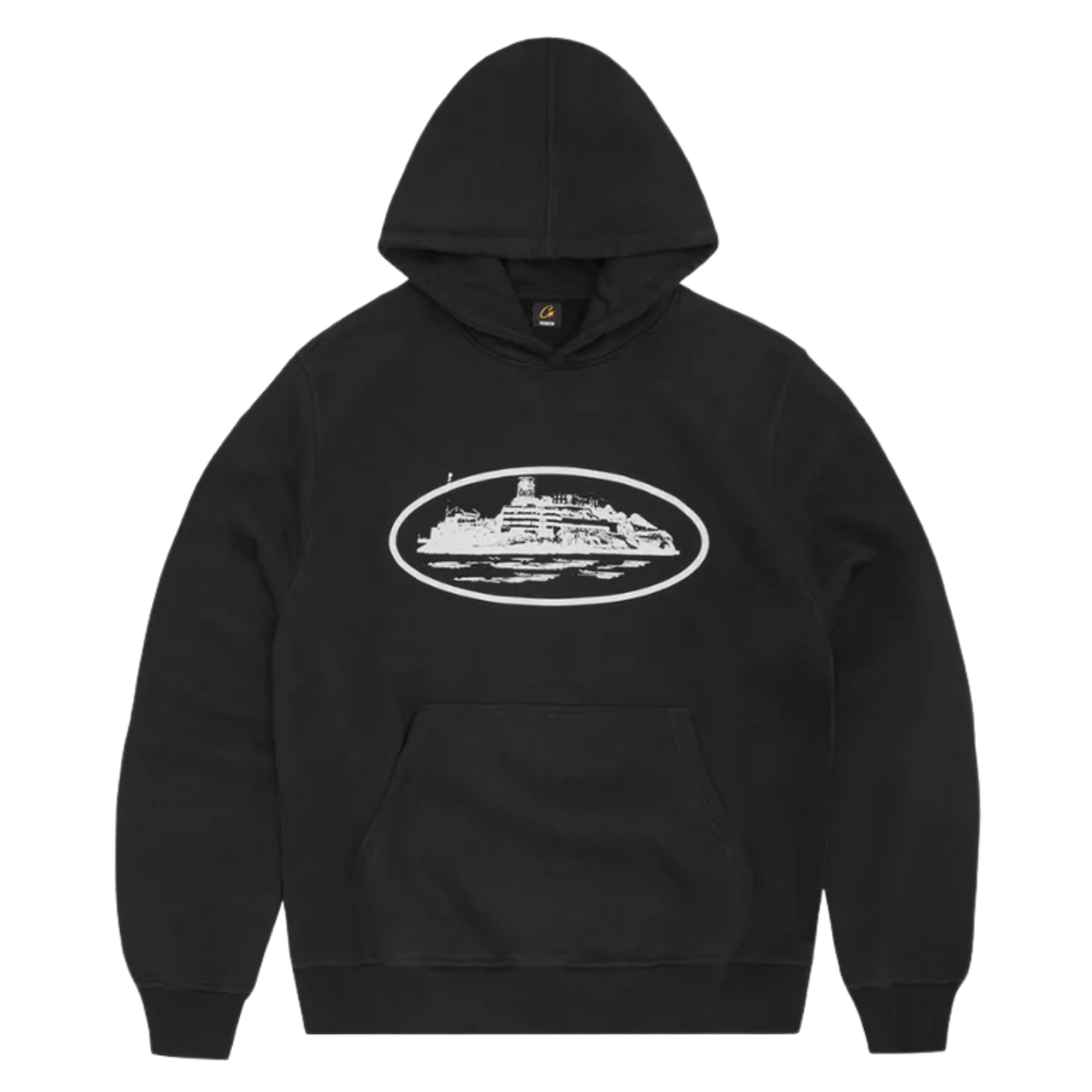 CORTEIZ ALCATRAZ HOODIE | Black/White